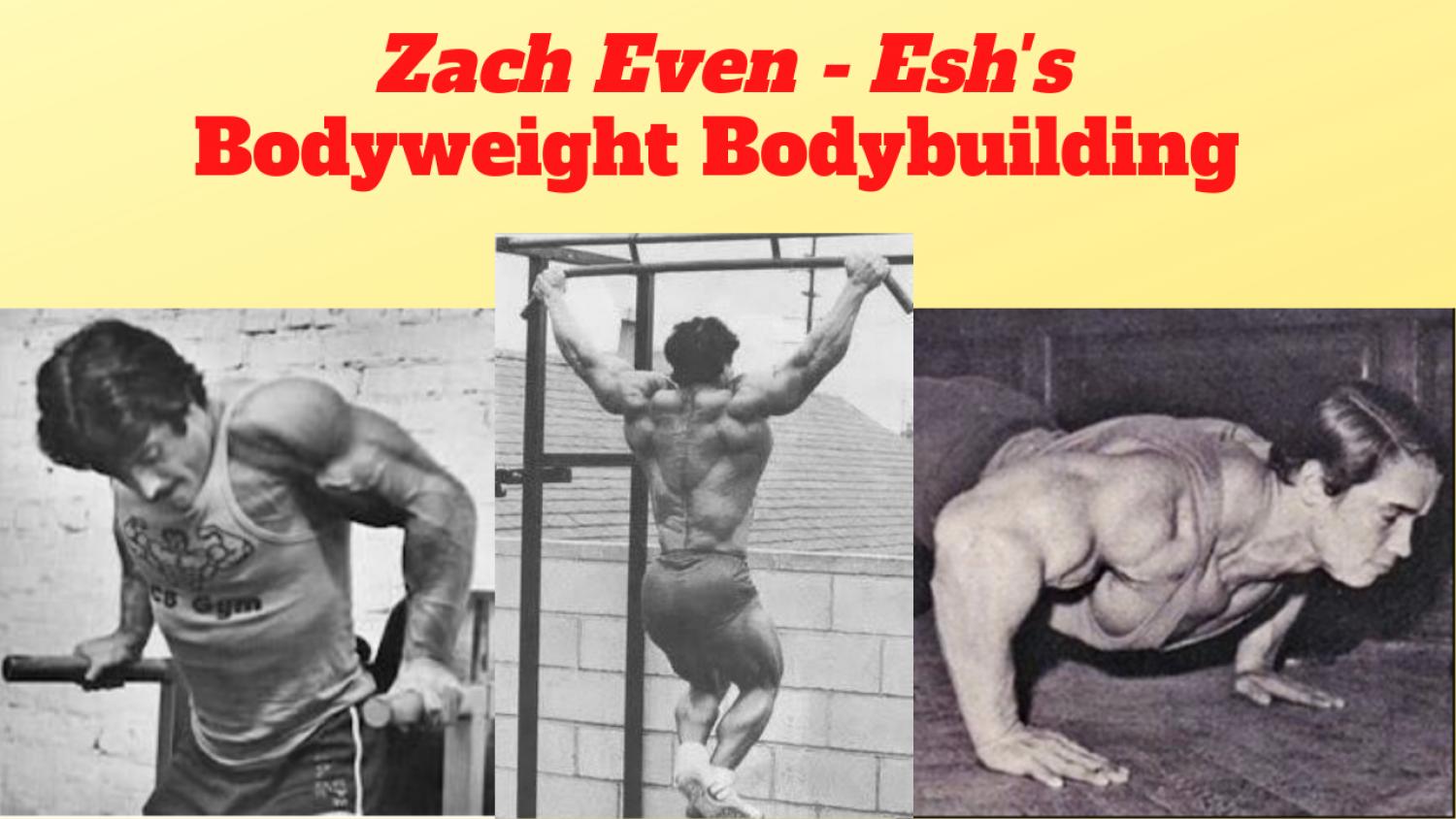 BODYWEIGHT BODYBUILDING