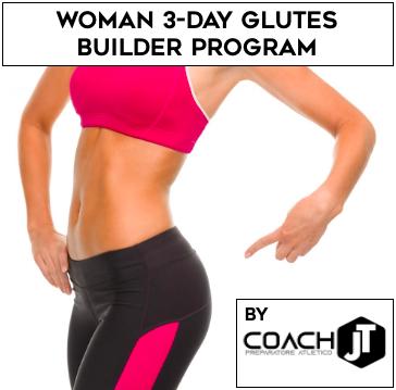 WOMAN 3-day GLUTES BUILDER program (6 weeks) by CoachJT