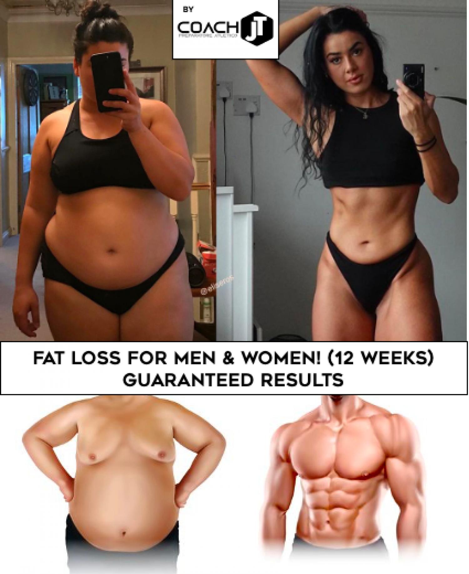 FAT LOSS for Men & Women! (12 weeks) GUARANTEED RESULTS