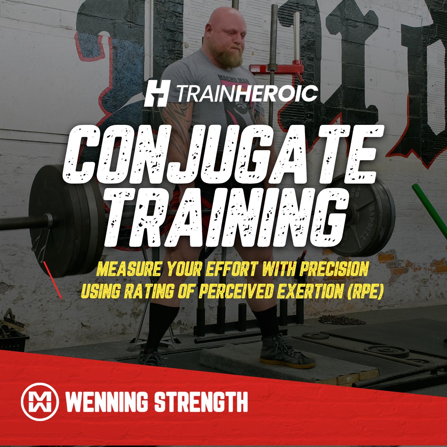 Matt Wenning Conjugate Training